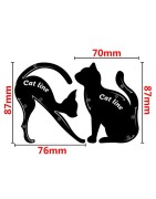 Pochoir Eyeliner Stencil Cat Eye - 10 formes - Plus de BAVURES !