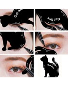Pochoir Eyeliner Stencil Cat Eye - 10 formes - Plus de BAVURES !