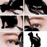 Pochoir Eyeliner Stencil Cat Eye - 10 formes - Plus de BAVURES !