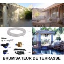 BRUMISATEUR DE TERRASSE - FRAICHEUR - BROUILLARD - CLIM - 10m AVEC 10 BUSES