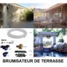 BRUMISATEUR DE TERRASSE - FRAICHEUR - BROUILLARD - CLIM - 10m AVEC 10 BUSES