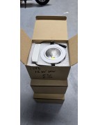 Lot de 3 spots Led COB 12W Blanc Chaud