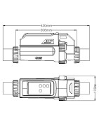 Electrolyseur Piscine Pro 24g/l Pour piscine de 10 à 120m3 - Connecté
