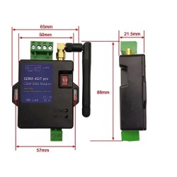Transmetteur Telephonique Telealarme  4G Autonome 3 numéros