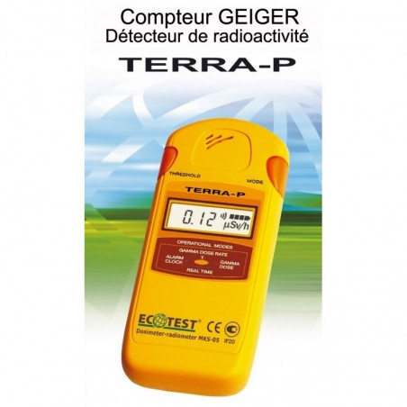 COMPTEUR GEIGER PRO TERRA P MKS05 Mesure Beta, Gamma et Rayons X