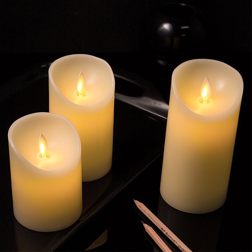 Pack De 3 Bougie Led Vacillante La Flamme Bouge Vraiment Neuf Avec Piles Led Promo Pack De 3 Bougie Led Vacillante La Flamme Bouge Vraiment Neuf Avec Piles Led Promo