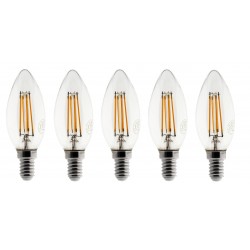 Lot de 5 Ampoules Flamme...