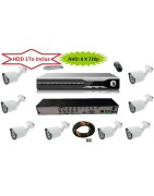 Serveur Video Surveillance AHD H264 HDD 1000 Go  8 CAMERAS 720p Haute definition