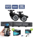 Pack Video Surveillance Sécurité HD 2 caméras Neuf