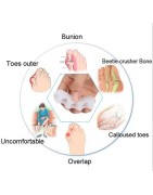 Ecarteur 5 orteil Silicone Orteil Quintus Varus Oignon Bunionette Hallux Valgus