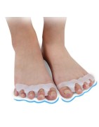 Ecarteur 5 orteil Silicone Orteil Quintus Varus Oignon Bunionette Hallux Valgus